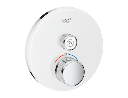 Grohe Grohtherm SmartControl - Termostatická sprchová baterie pod omítku s 1 ventilem, měsíční bílá 29150LS0