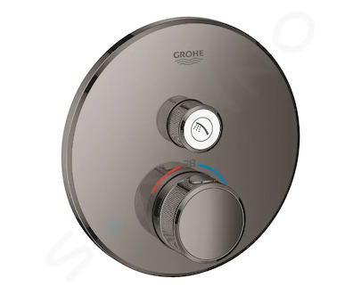Grohe Grohtherm SmartControl - Termostatická sprchová baterie pod omítku s jedním ventilem, Hard Graphite 29118A00