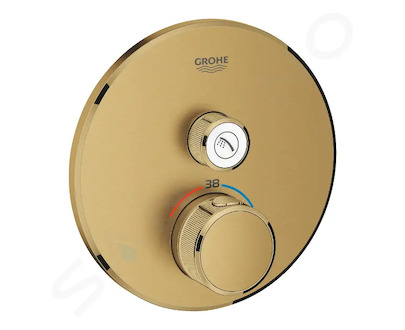 Grohe Grohtherm SmartControl - Termostatická sprchová baterie pod omítku s jedním ventilem, kartáčovaný Cool Sunrise 29118GN0