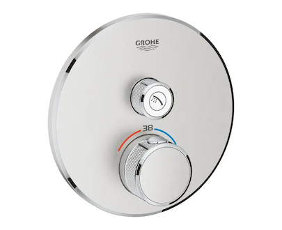 Grohe Grohtherm SmartControl - Termostatická sprchová baterie pod omítku s jedním ventilem, supersteel 29118DC0