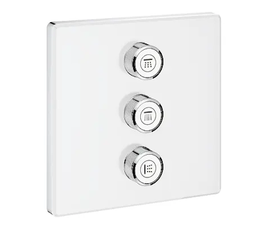 Grohe Grohtherm SmartControl - Ventil pod omítku pro 3 spotřebiče, měsíční bílá 29158LS0