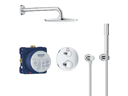 Grohe Grohtherm - Sprchový set Rainshower Cosmopolitan 210 s termostatem pod omítku, chrom 34732000