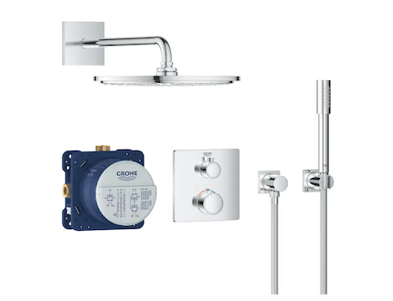 Grohe Grohtherm - Sprchový set Rainshower Cosmopolitan 310 s termostatem pod omítku, chrom 34730000