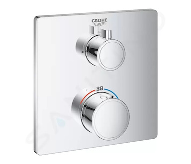 Grohe Grohtherm - Termostatická sprchová baterie pod omítku, chrom 24078000