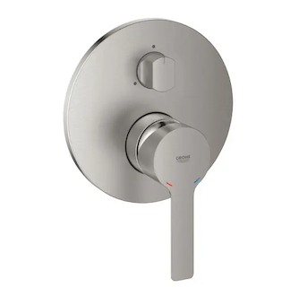 Grohe Lineare - Baterie pod omítku pro 3 spotřebiče, supersteel 24095DC1