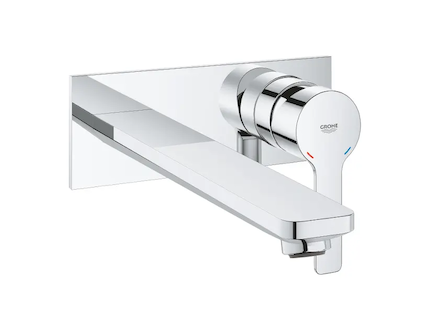 Grohe Lineare - Umyvadlová baterie L pod omítku, 2-otvorová instalace, chrom 23444001