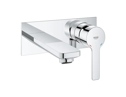 Grohe Lineare - Umyvadlová baterie pod omítku, 2-otvorová instalace, chrom 19409001
