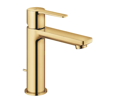 Grohe Lineare - Umyvadlová baterie s výpustí, Cool Sunrise 32114GL1