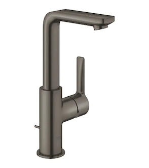 Grohe Lineare - Umyvadlová baterie s výpustí, kartáčovaný Hard Graphite 23296AL1