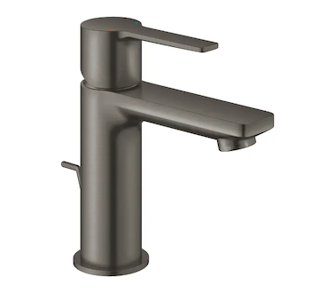 Grohe Lineare - Umyvadlová baterie s výpustí, kartáčovaný Hard Graphite 32109AL1