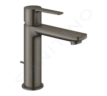 Grohe Lineare - Umyvadlová baterie s výpustí, kartáčovaný Hard Graphite 32114AL1