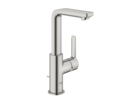 Grohe Lineare - Umyvadlová baterie s výpustí, supersteel 23296DC1