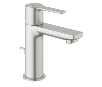 Grohe Lineare - Umyvadlová baterie s výpustí, supersteel 32109DC1