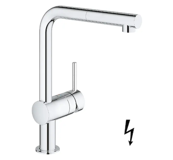 Grohe Minta - Dřezová baterie s výsuvnou koncovkou, chrom 31397000