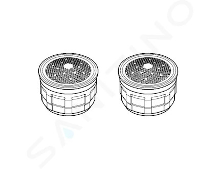 Grohe Náhradní díly - Set perlátorů, chrom 40527000