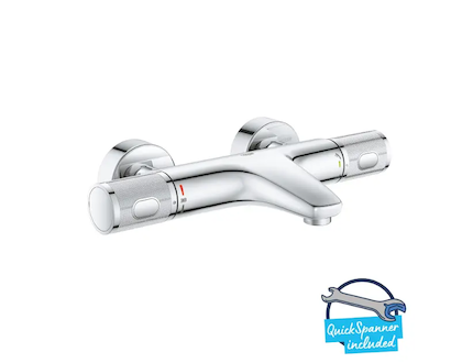 Grohe Precision Feel - Termostatická vanová baterie, chrom 34788000