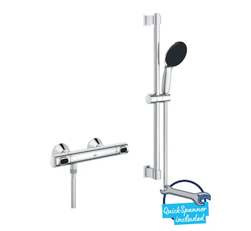 Grohe Precision Flow - Sprchový set s termostatem, chrom 34800001
