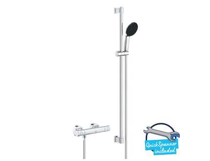 Grohe Precision Get - Sprchový set s termostatem, chrom 34857000