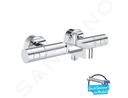 Grohe Precision Get - Termostatická vanová baterie, chrom 34774000