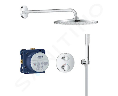 Grohe Precision SmartControl - Sprchový set s termostatem pod omítku, průměr 31 cm, chrom 34880000