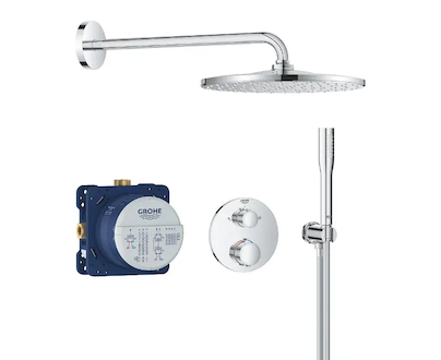 Grohe Precision SmartControl - Sprchový set s termostatem pod omítku, průměr 31 cm, chrom 34880000