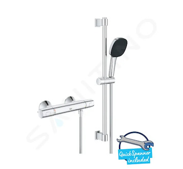 Grohe Precision Trend - Sprchový set s termostatem, 3 proudy, chrom 34237003