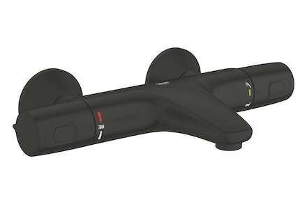 Grohe Precision Trend - Termostatická vanová baterie, matná černá 1022162432