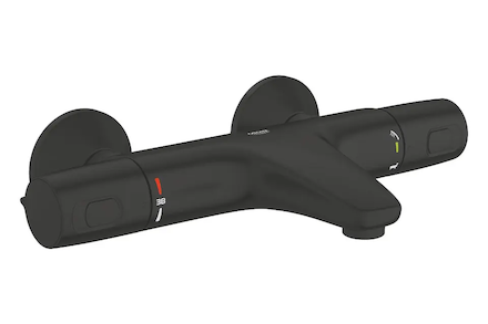 Grohe Precision Trend - Termostatická vanová baterie, matná černá 1022162432