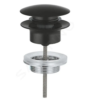Grohe Příslušenství - Umyvadlová výpusť, matná černá 1024642430