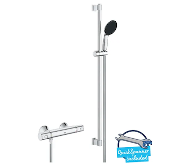 Grohe QuickFix Precision Start - Sprchový set s termostatem, chrom 34854001