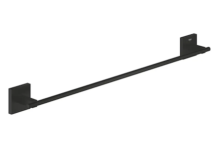 Grohe QuickFix Start Cube - Držák ručníku, délka 60 cm, matná černá 410892430