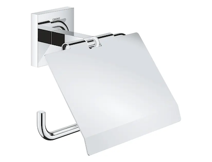 Grohe QuickFix Start Cube - Držák toaletního papíru s krytem, chrom 41102000