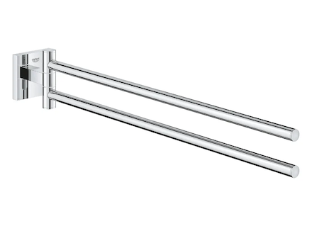 Grohe QuickFix Start Cube - Dvojitý držák ručníků, délka 44 cm, chrom 40976000