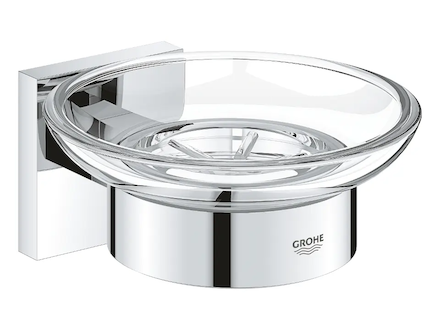 Grohe QuickFix Start Cube - Mýdlenka s držákem, sklo/chrom 41096000