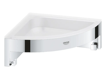 Grohe QuickFix Start Cube - Rohová polička, chrom 41106000