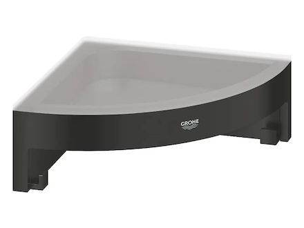 Grohe QuickFix Start Cube - Rohová polička, matná černá 411062430