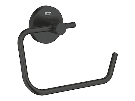 Grohe QuickFix Start - Držák toaletního papíru, matná černá 412002430