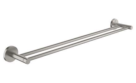 Grohe QuickFix Start - Dvojitý držák na ručníky, supersteel 41203DC0