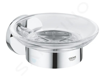 Grohe QuickFix Start - Mýdlenka s držákem, sklo/chrom 41193000