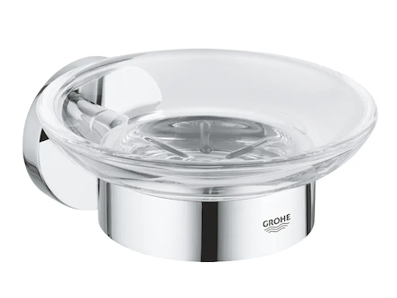 Grohe QuickFix Start - Mýdlenka s držákem, sklo/chrom 41193000