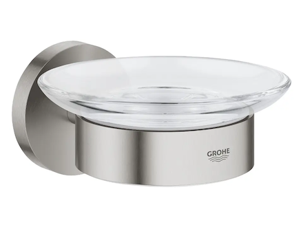 Grohe QuickFix Start - Mýdlenka s držákem, sklo/supersteel 41193DC0