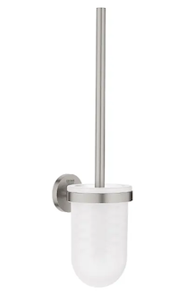 Grohe QuickFix Start - WC štětka nástěnná, s držákem, sklo/supersteel 41185DC0