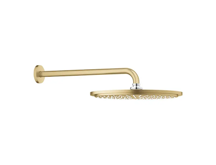 Grohe Rainshower Cosmopolitan - Hlavová sprcha Cosmopolitan 310 s ramenem 38 cm, 1 proud, kartáčovaný Cool Sunrise 26066GN0