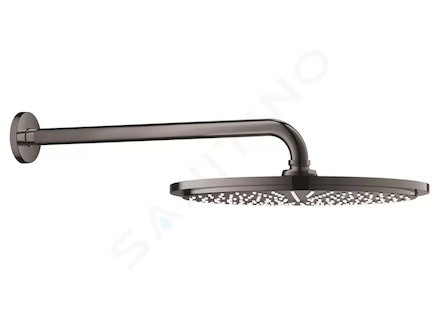 Grohe Rainshower Cosmopolitan - Hlavová sprcha Cosmopolitan 310 s ramenem 38 cm, 1 proud, tmavý grafit 26066A00