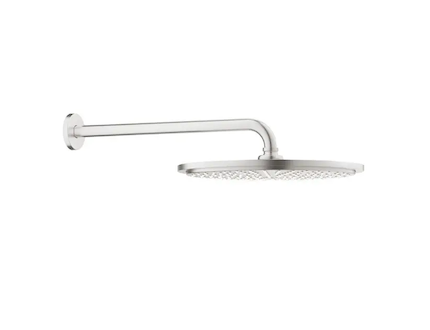Grohe Rainshower - Hlavová sprcha Cosmopolitan 310 s ramenem 38 cm, 1 proud, supersteel 26066DC0