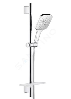 Grohe Rainshower SmartActive Cube - Sada sprchové hlavice 130 9,5 l/min, 3 proudy, tyče 60 cm a hadice, chrom 26584000