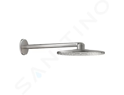 Grohe Rainshower SmartActive - Hlavová sprcha 310, sprchové rameno 43 cm, 2 proudy, supersteel 26475DC0