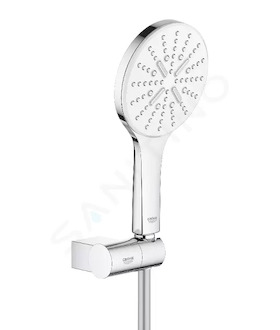 Grohe Rainshower SmartActive - Sada sprchové hlavice 130 9,5 l/min, 3 proudy, držáku a hadice, měsíční bílá 26580LS0