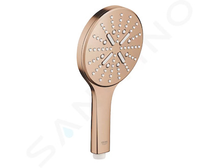 Grohe Rainshower SmartActive - Sprchová hlavice 130 9,5 l/ min, 3 proudy, kartáčovaný Warm Sunset 26574DL0