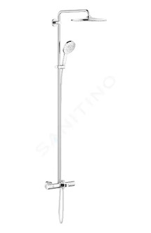 Grohe Rainshower SmartActive - Sprchový set 310 s vanovým termostatem na zeď, 9,5 l/min, 3 proudy, chrom 26657000